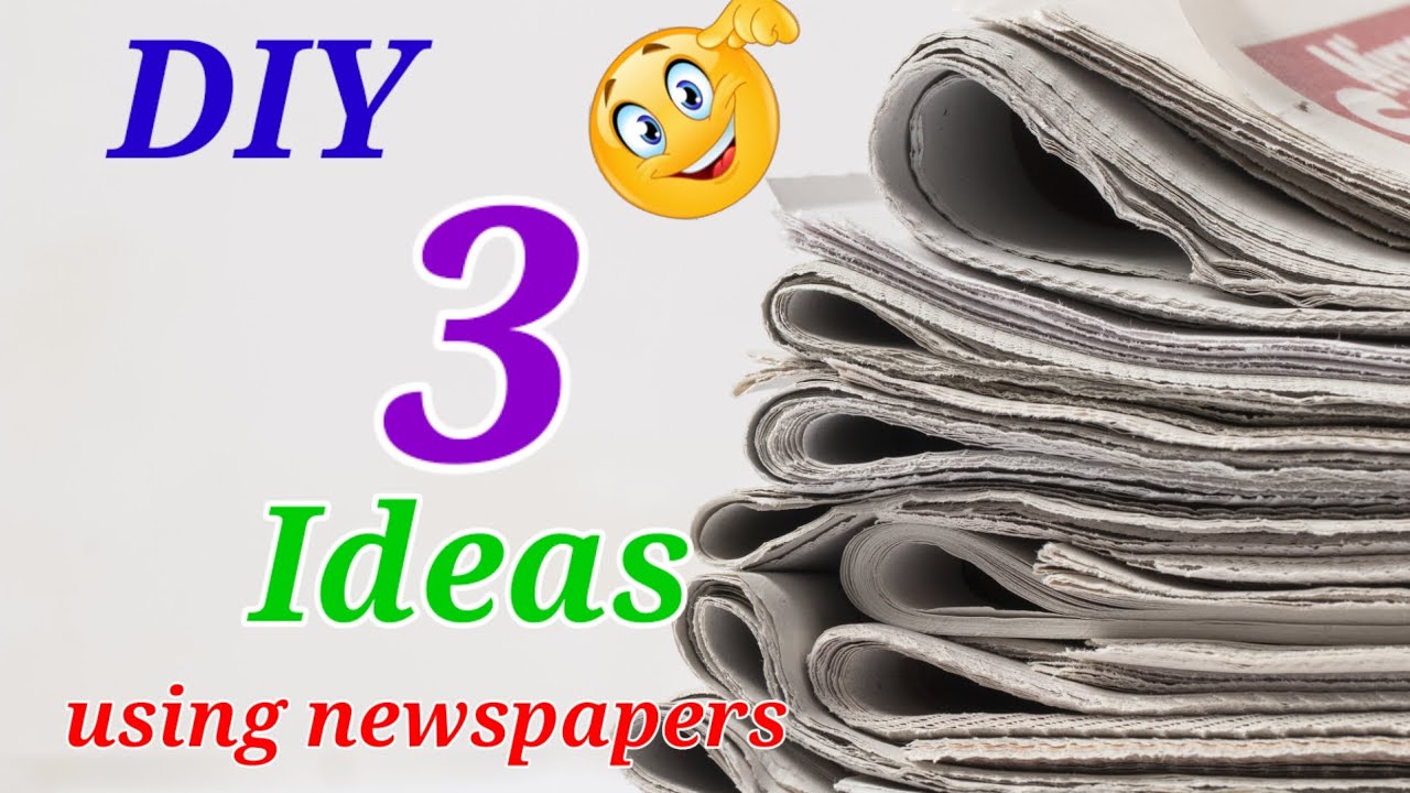 Super Genius!!! Top 3 newspaper craft ideas | easy paper craft diy