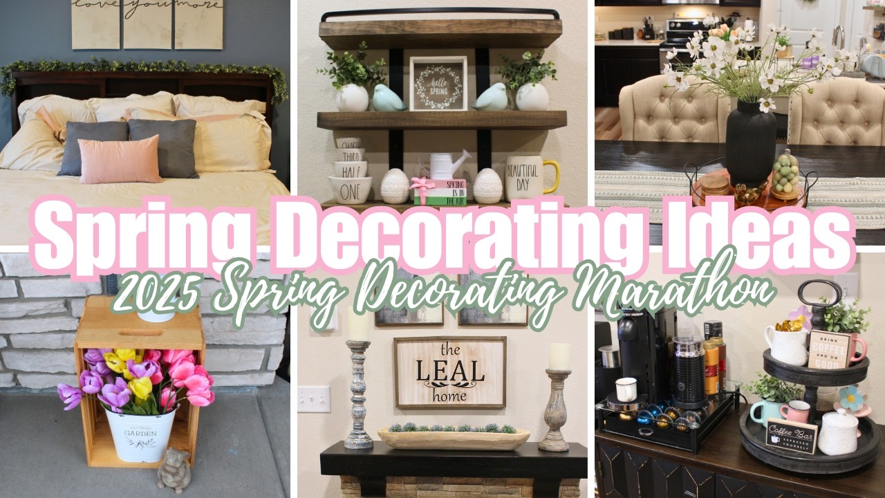 SPRING DECORATING IDEAS 2026 | ULTIMATE SPRING HOME DECOR MARATHON | NEUTRAL + PASTEL SPRING DECOR