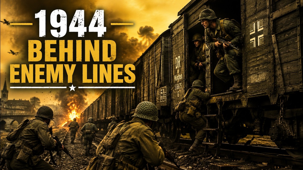 The Nazi Train Must Be Stopped &mdash; 12 Men on a Suicide Mission | BEHIND ENEMY LINES - 1944