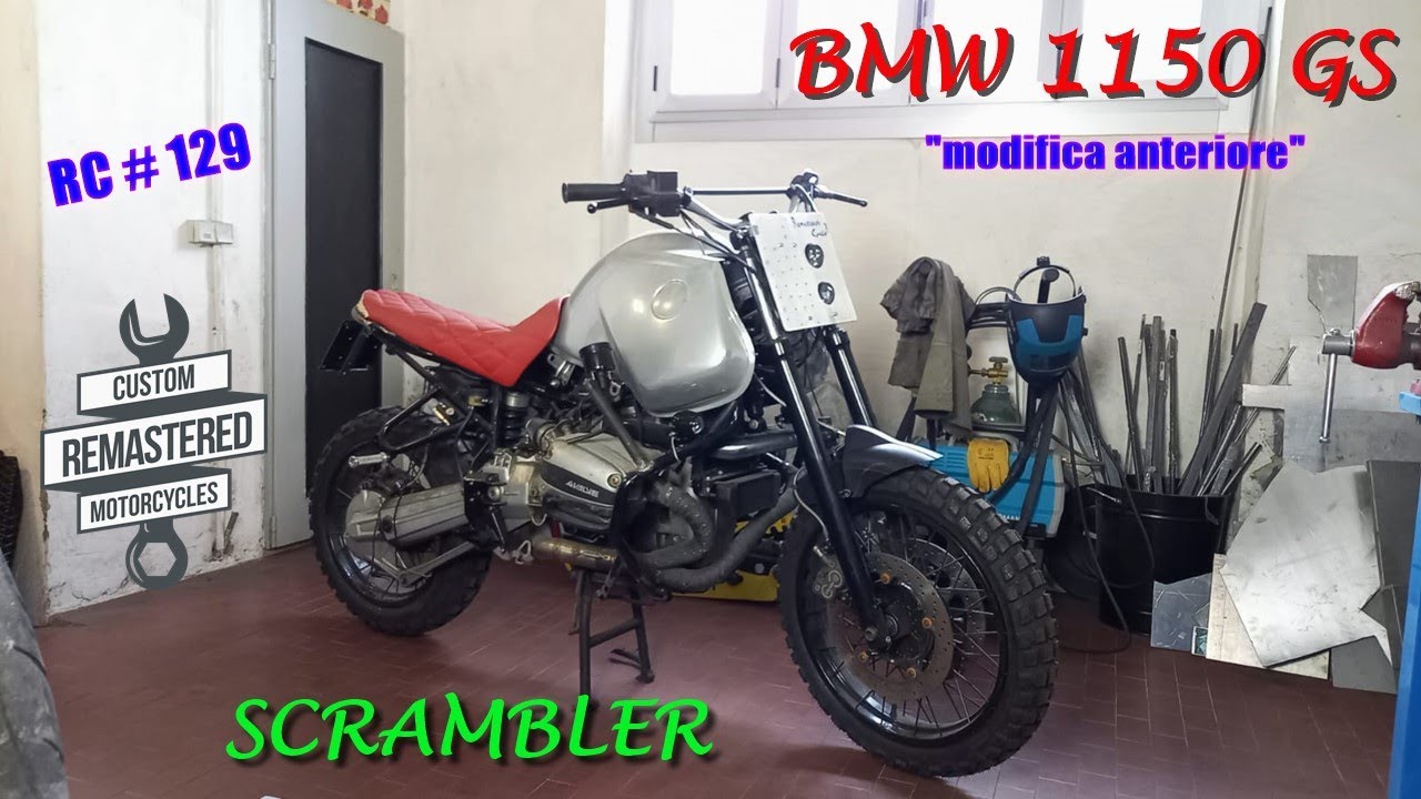 TRASFORMAZIONE BMW GS 1150 SCRAMBLER 