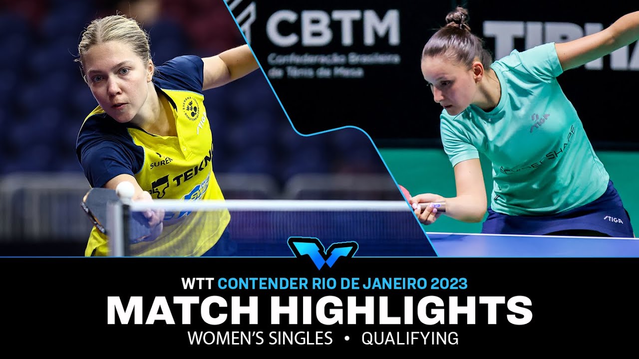 Chiristina Kallberg vs Audrey Zarif | WS Qual | WTT Contender Rio de Janeiro 2023
