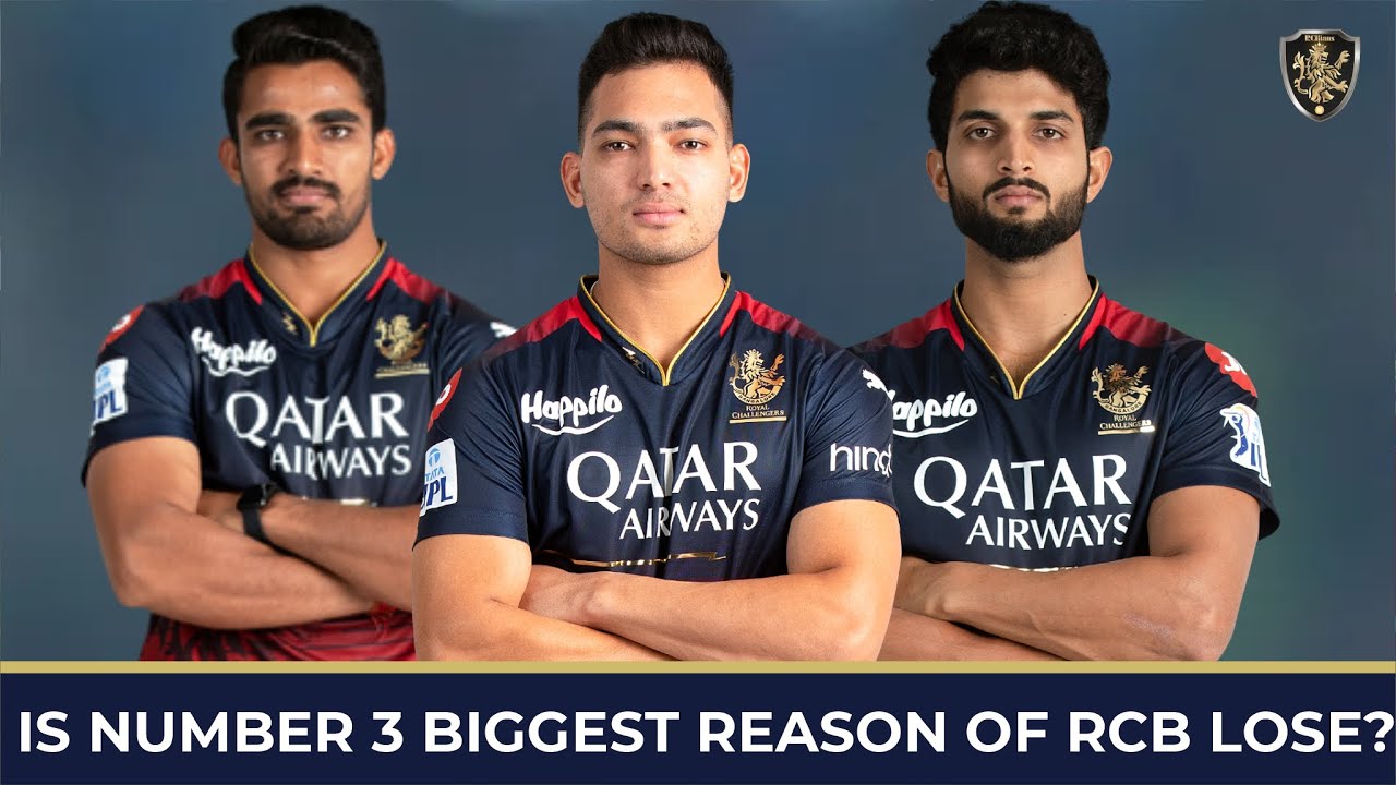 Is Number 3 slot hurting RCB? 4 players used in last 7 games