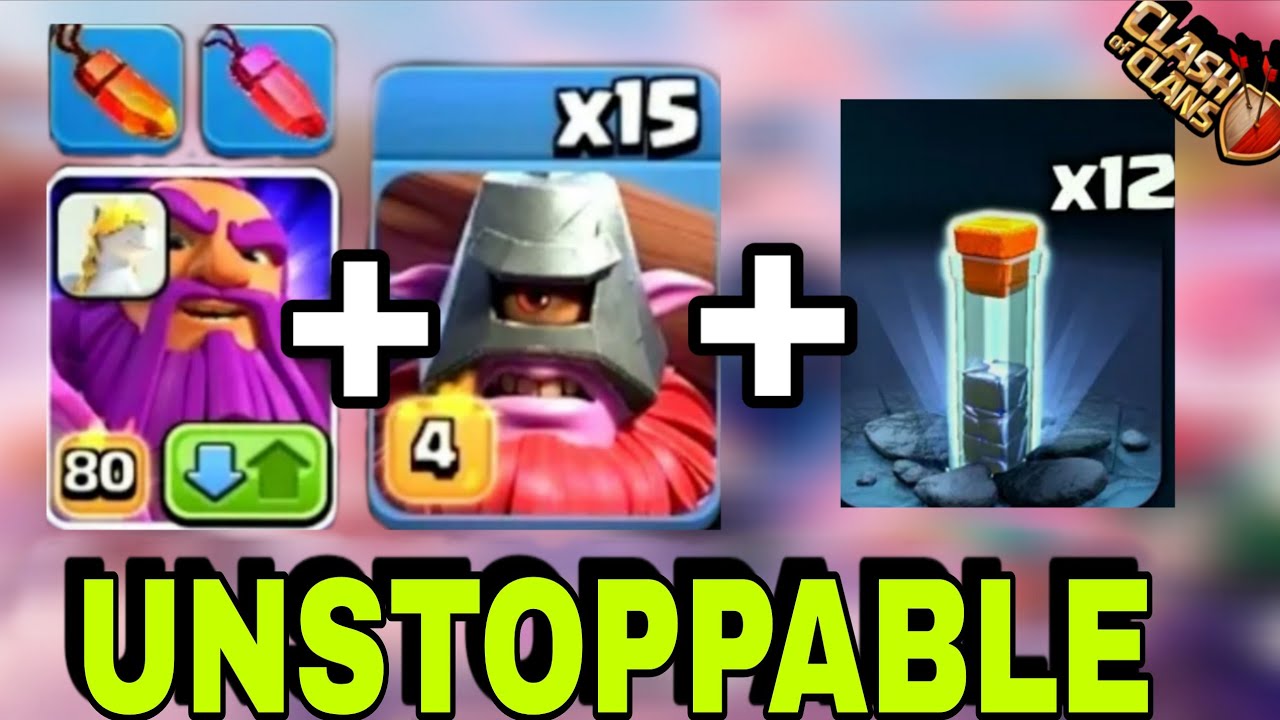 Life Gem + Throwers + Totem Spell Spam Is Unstoppable! in Legend League| Clash of Clans | Army Link👇