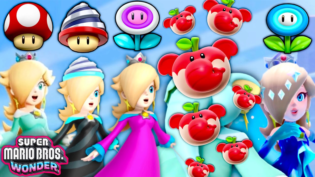 All Rosalina Power-Ups in Mario Wonder DLC 🐘