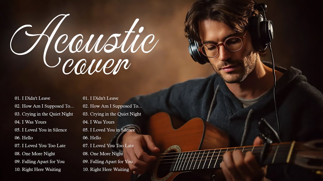 70s 80s 90s Acoustic Covers – Male Vocal | 70s 80s 90s Love Songs | Soft Chill Beats