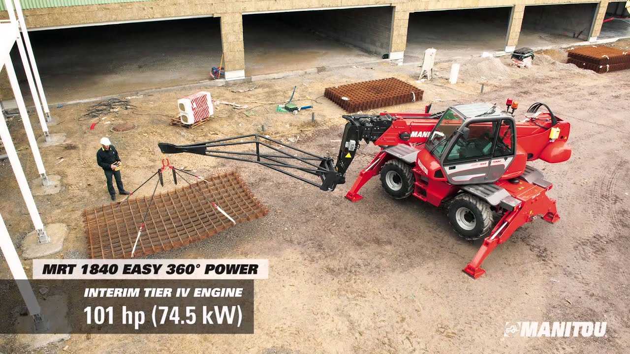 Manitou Telehandlers | MRT Rotating Telehandler