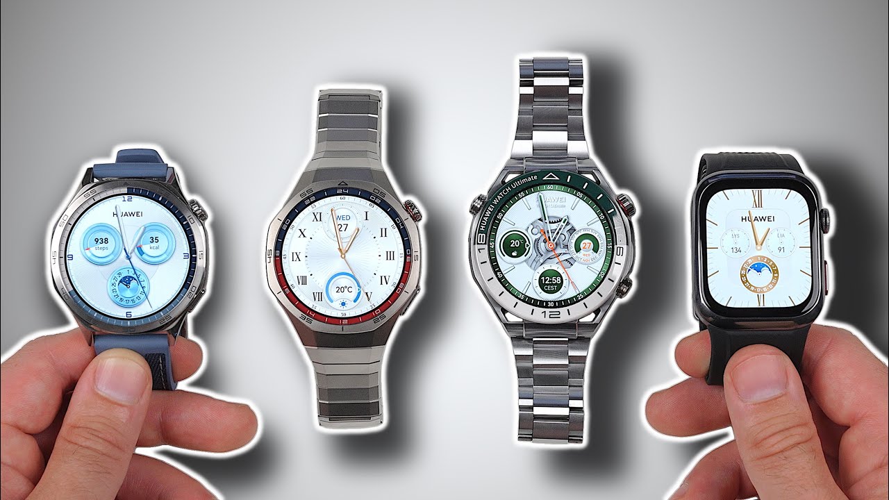 HUAWEI WATCH GT 5 против GT 5 Pro против WATCH Ultimate против WATCH D2 — какие часы стоит купить?