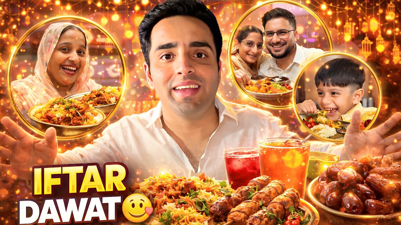 Ramzan Special Vlog 🤩 Iftar Dawat With Family 🤲🌙 #sahilkhannt #ramzan2026