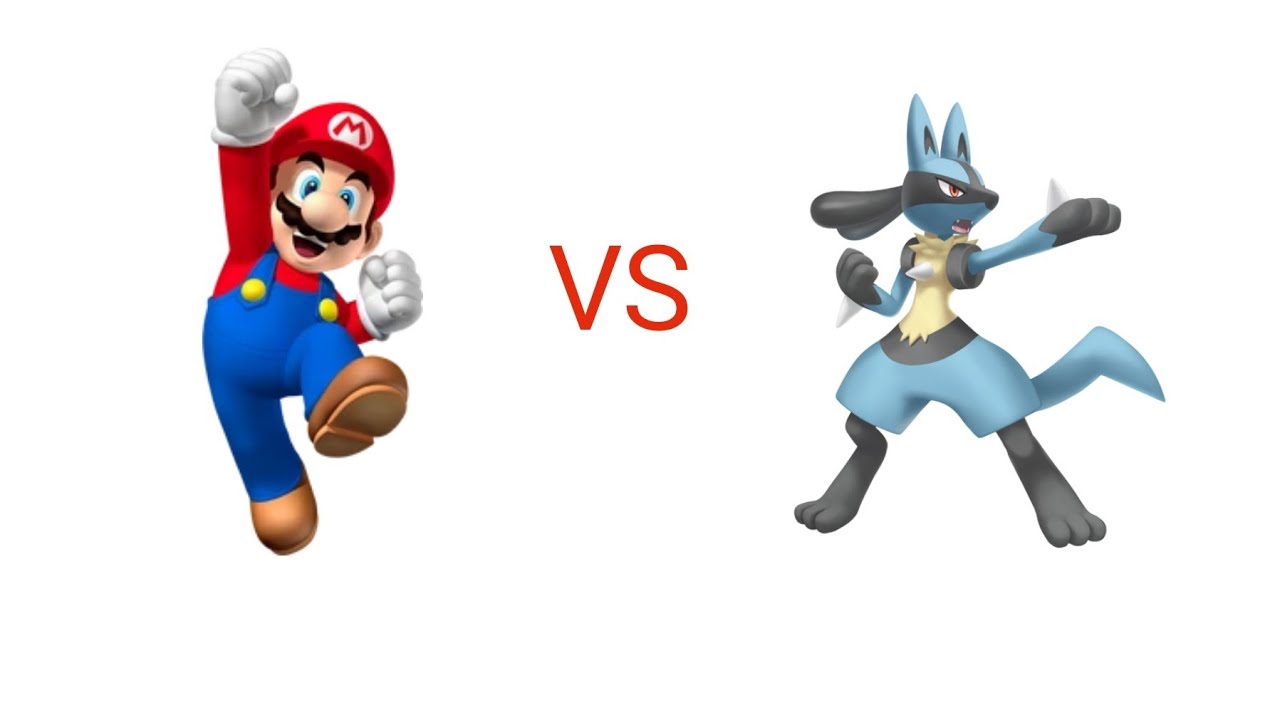 mugen Mario vs Lucario 