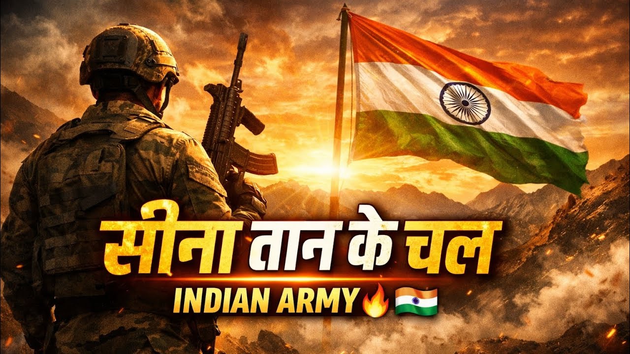 सीना तान के चल जवान 🇮🇳 | New Indian Army Song 2026 | Deshbhakti Song | Powerful Patriotic Song 🔥
