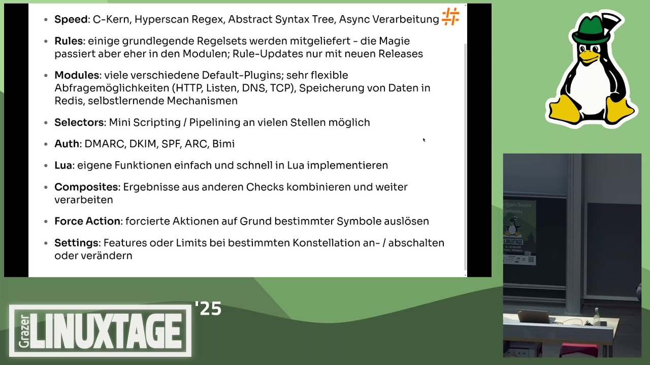 Grazer Linuxtage 2025 - Open Source Mail-Security mit Rspamd