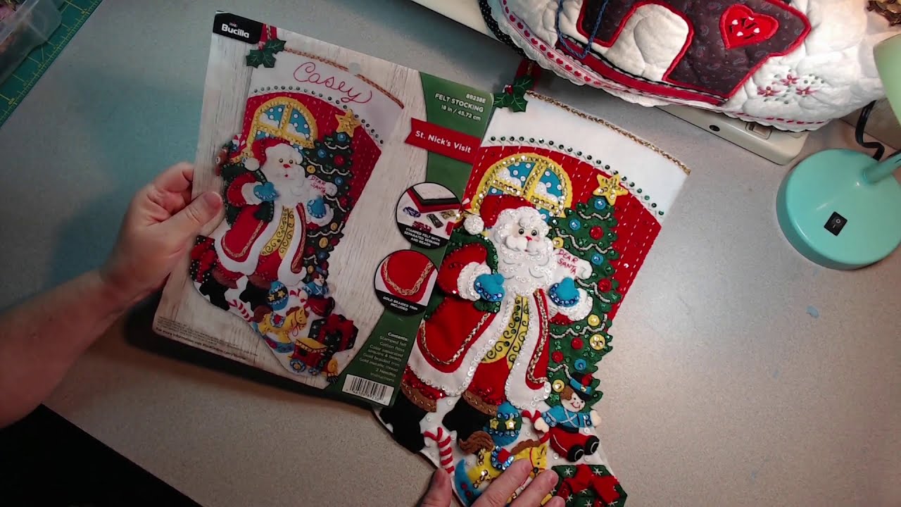 Bucilla Felt Stocking Kit REVIEW for 
