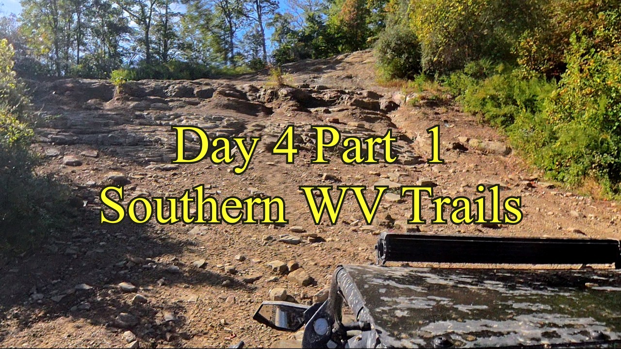 Southern WV Trails, Outlaw and Hatfield McCoy Day 4 Part 1 Stair Steps and Ledge #outlawtrailswv