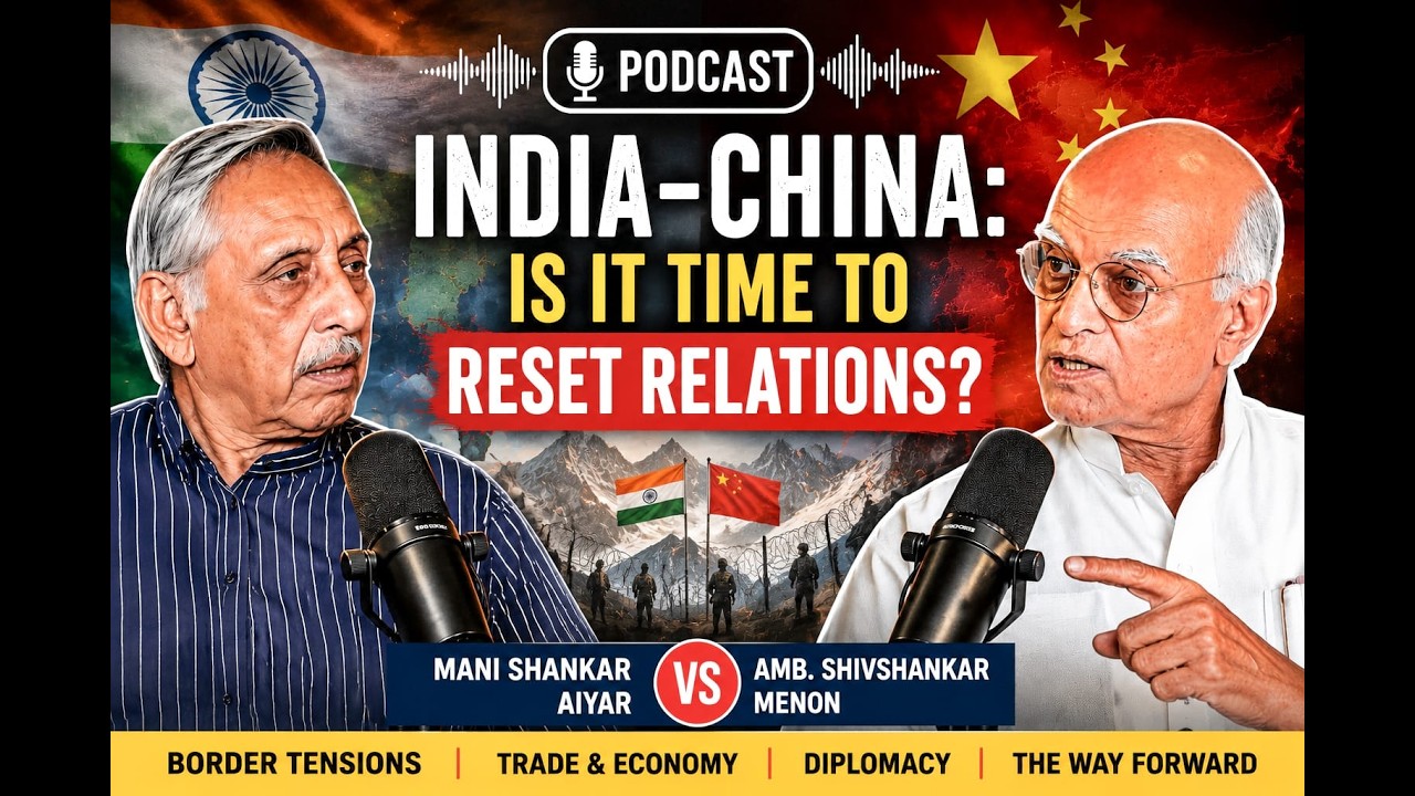 🎙️ India&ndash;China: Is It Time to Reset Relations? | Amb. Shivshankar Menon | Ep. 37