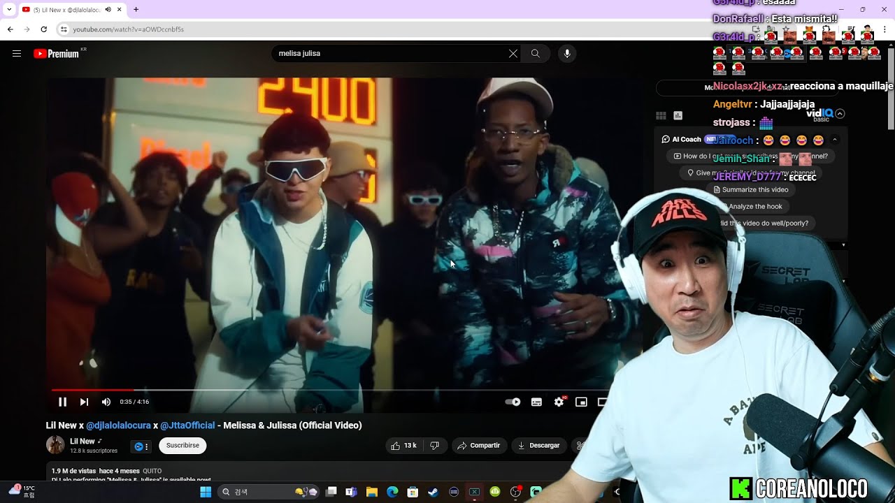Coreano Loco reacciona a Melissa & Julissa 🇪🇨🔥 Lil New, DJ Lalo, J&oslash;tta