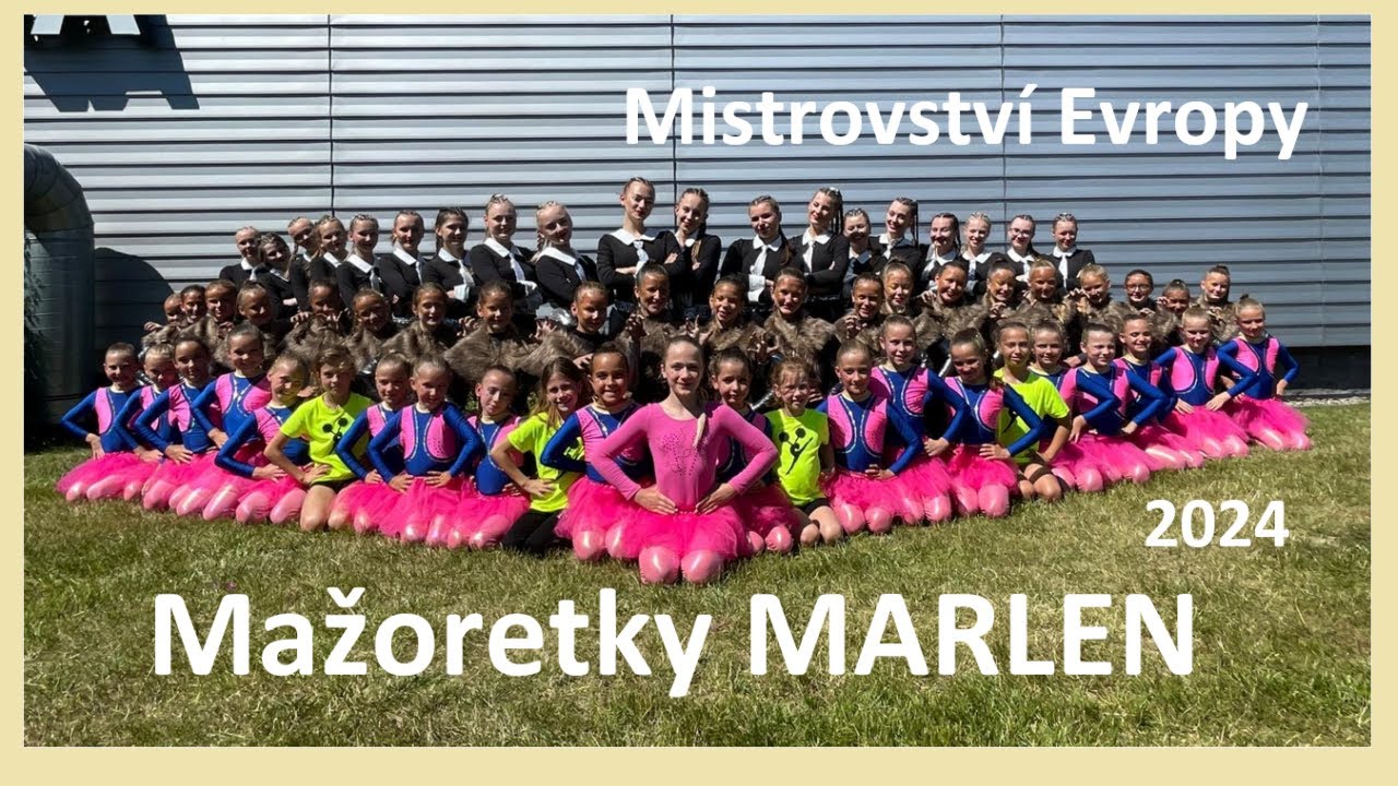 Mažoretky Marlen na Mistrovství Evropy v Liberci, 2024