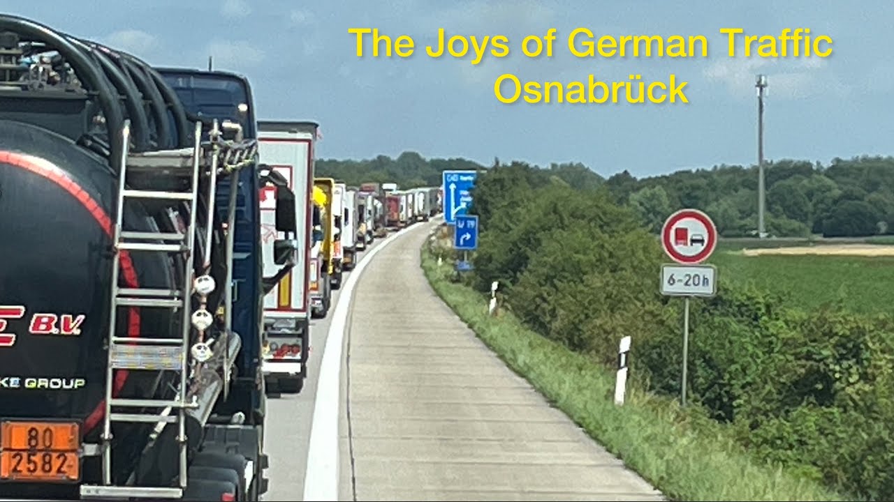 Fighting with the traffic to deliver in Osnabrück 