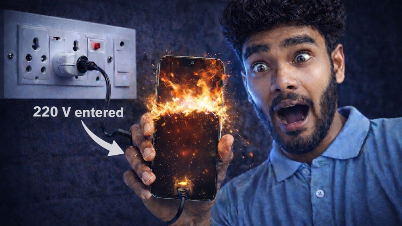 Warning! 220V Direct Phone Charging Port Me Dal Diya ⚡ | Shocking Result