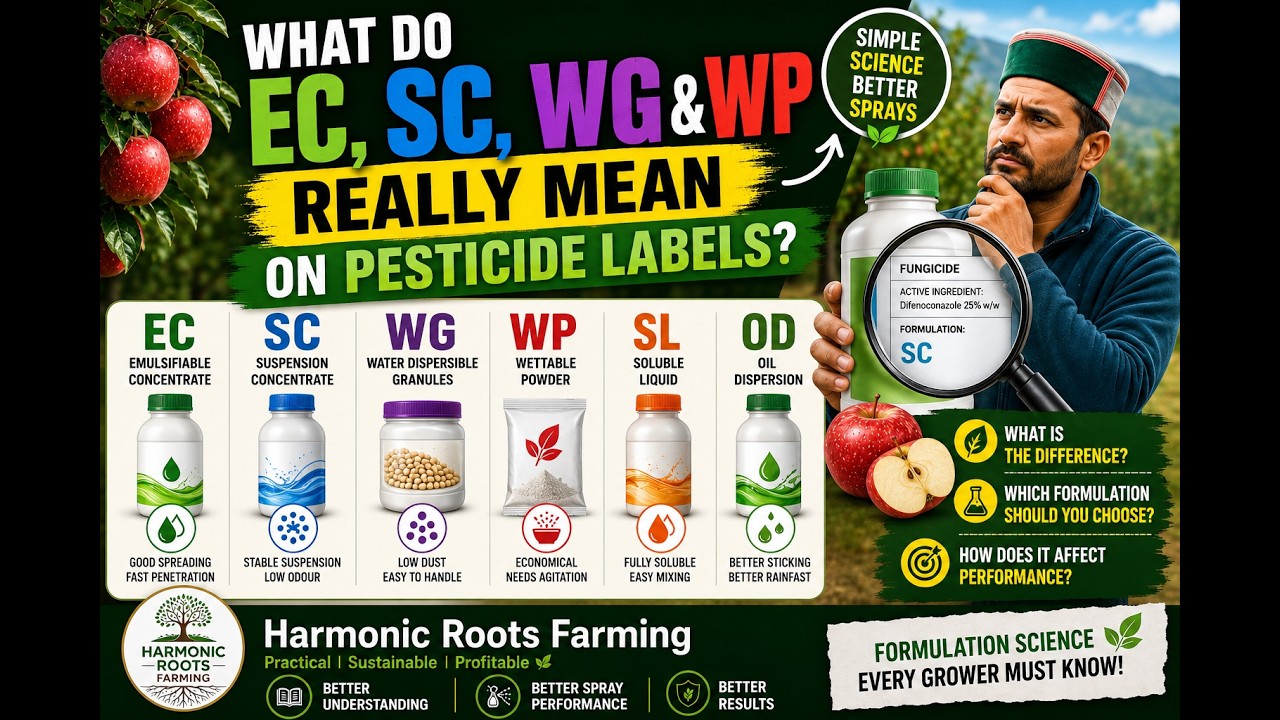 What Do EC, SC, WG & WP Really Mean on Pesticide Labels?