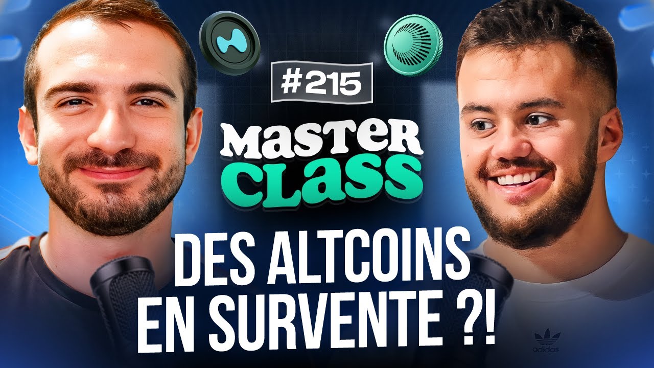 ALTCOINS en Survente et accumulation sur BTC ? Masterclass Crypto