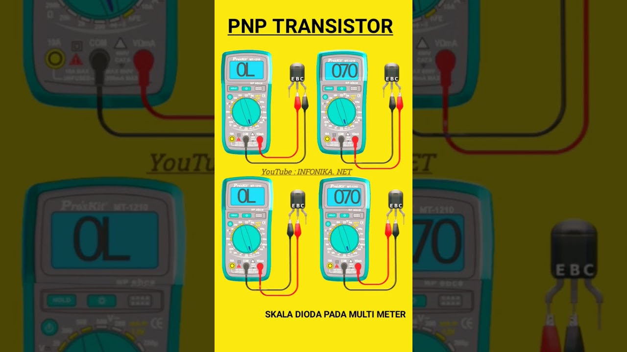 cara tes transistor pnp