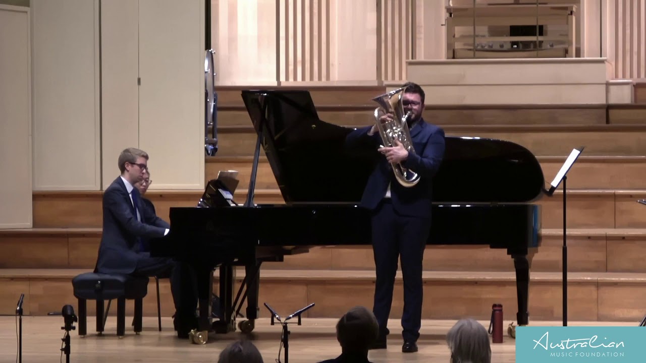 Astor Piazzolla Histoire du Tango: Café 1930 Euphonium and Piano