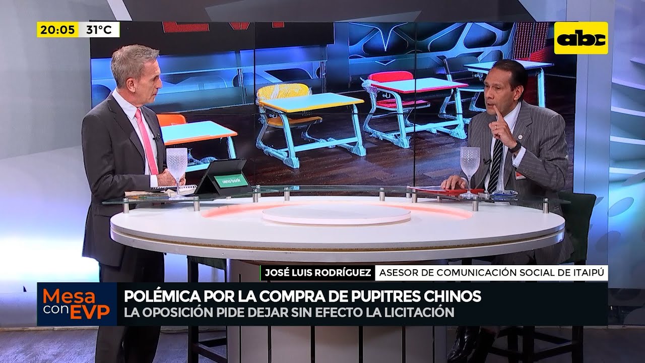 “Quiero presuponer que hay una desinformación”: Itaipú defiende polémica licitación de pupitres