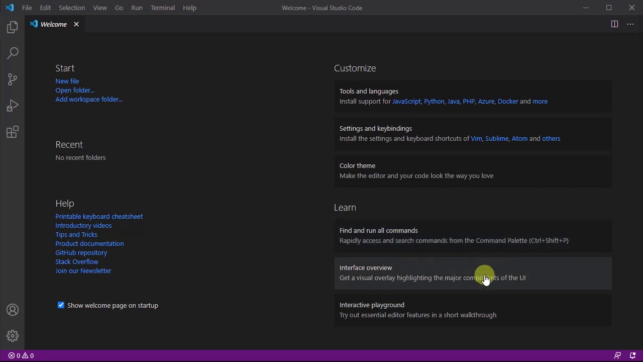 #00 - VS Code ninja - Connaître les éléments de l'interface