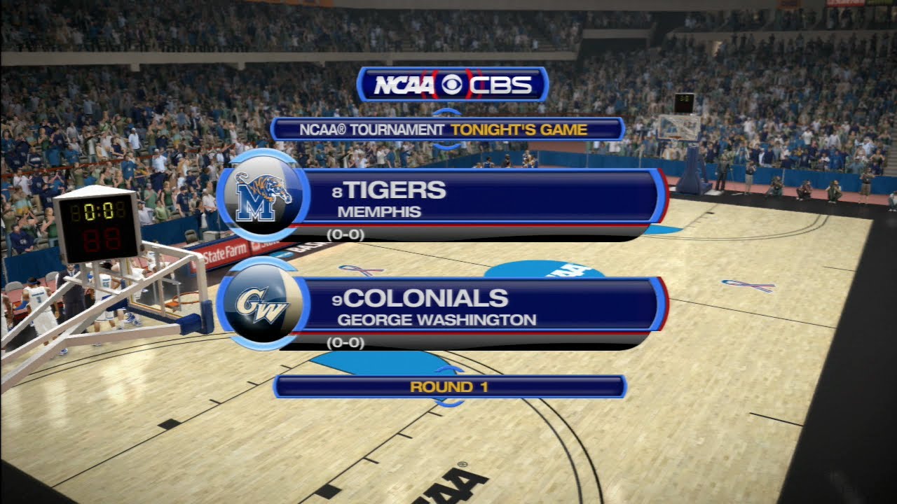 March Madness 2014: Memphis (8) vs George Washington (9) East Region Sim