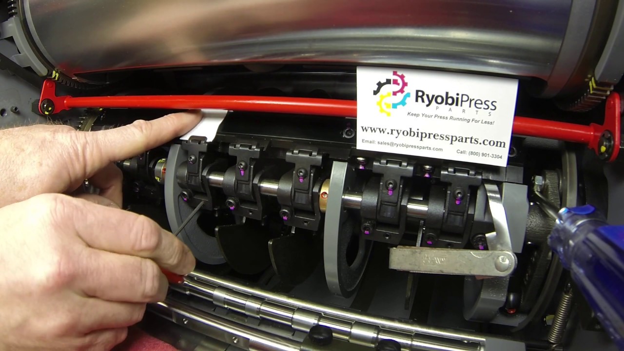 Ryobi 3302 & 3304 Transfer drum gripper & stopper replacement