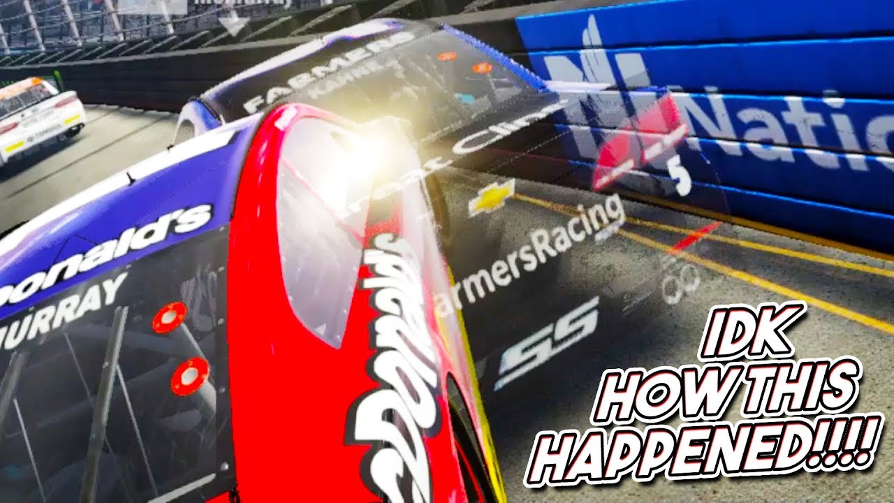 I WRECKED HIM WHILE I WAS INVISIBLE! // NASCAR Heat 2 Online Cup Racing
