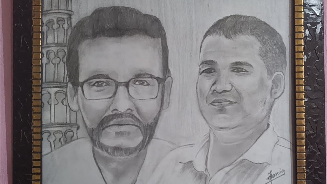 Papa and grandpa in one frame🖼️ |  Full process ✏️ Ⓜ️ UST   W🅰️TCH   ℹ️T