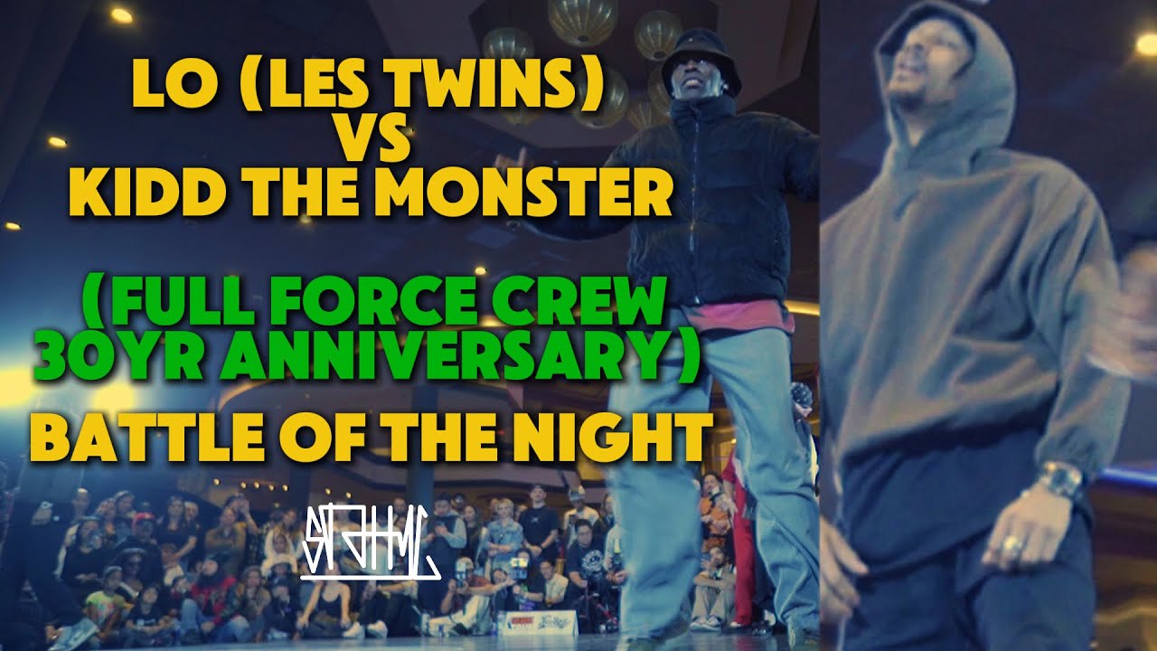 Laurent (Les Twins) vs Kidd The Monster | Full Force Crew 30yr Anniversary
