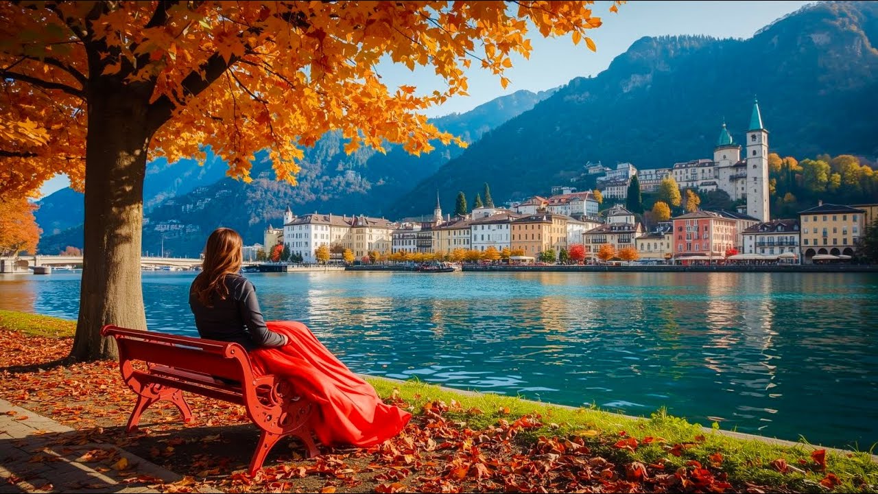 Switzerland&rsquo;s Most Stunning Town Interlaken🇨🇭 Christmas Vibes In Swiss Town✨