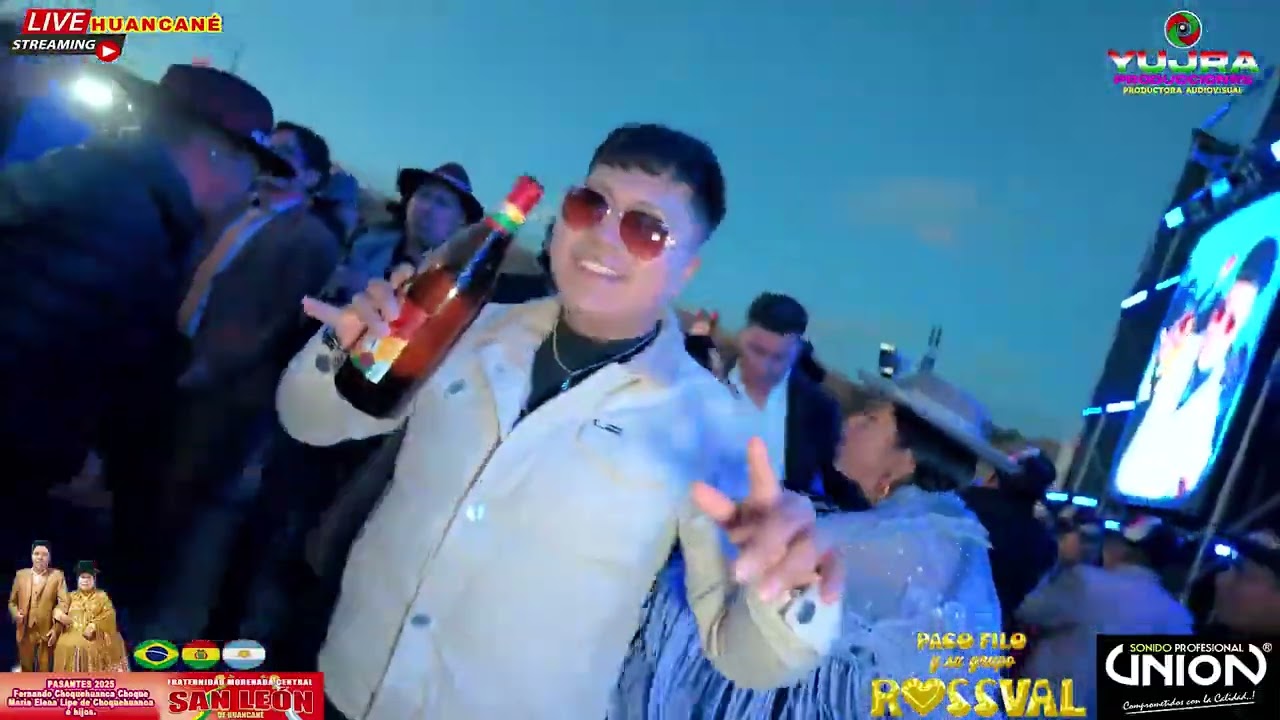 GRUPO ROSSVAL - EN VIVO  2025 (FRATERNIDAD MORENADA CENTRAL SAN LEON DE HUANCANÉ)