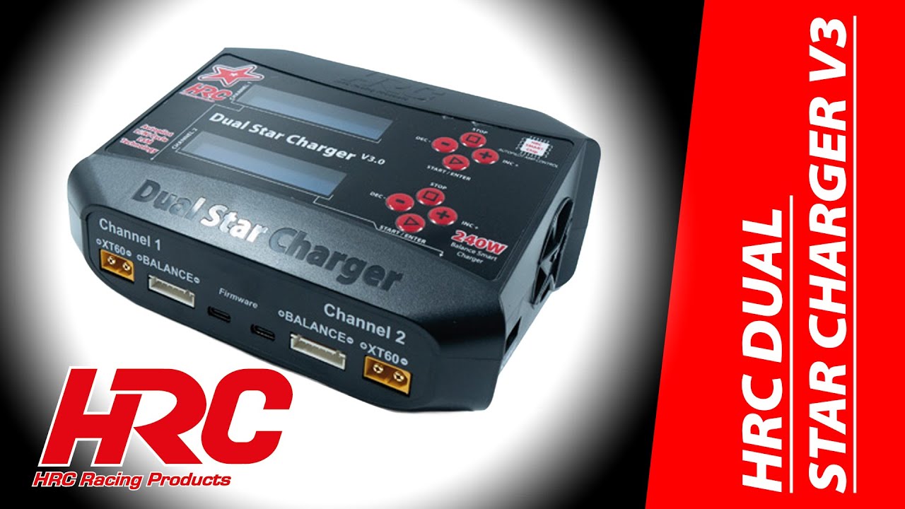 (Deutsch) HRC Dual Star Charger V3 Autopilot | Dieses Ladegerät denkt mit (HRC9361D)