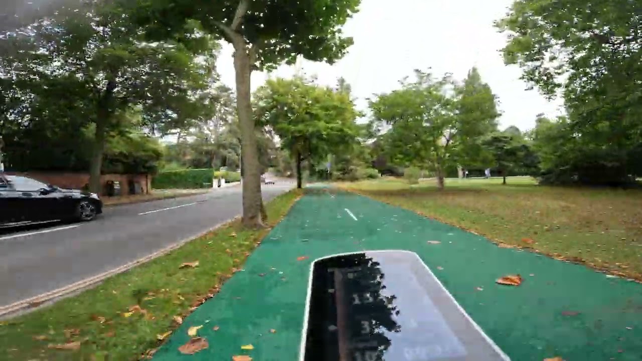 Evesham Road/Pittville Park Cycle Lane - Under Construction