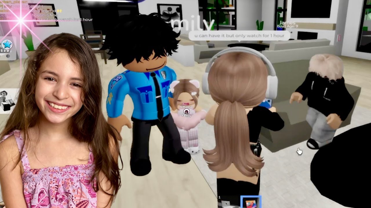 Моя дочь, не прекращай играть в Roblox, и присоединяйся к полицейским телохранителям! Ролевая игр...