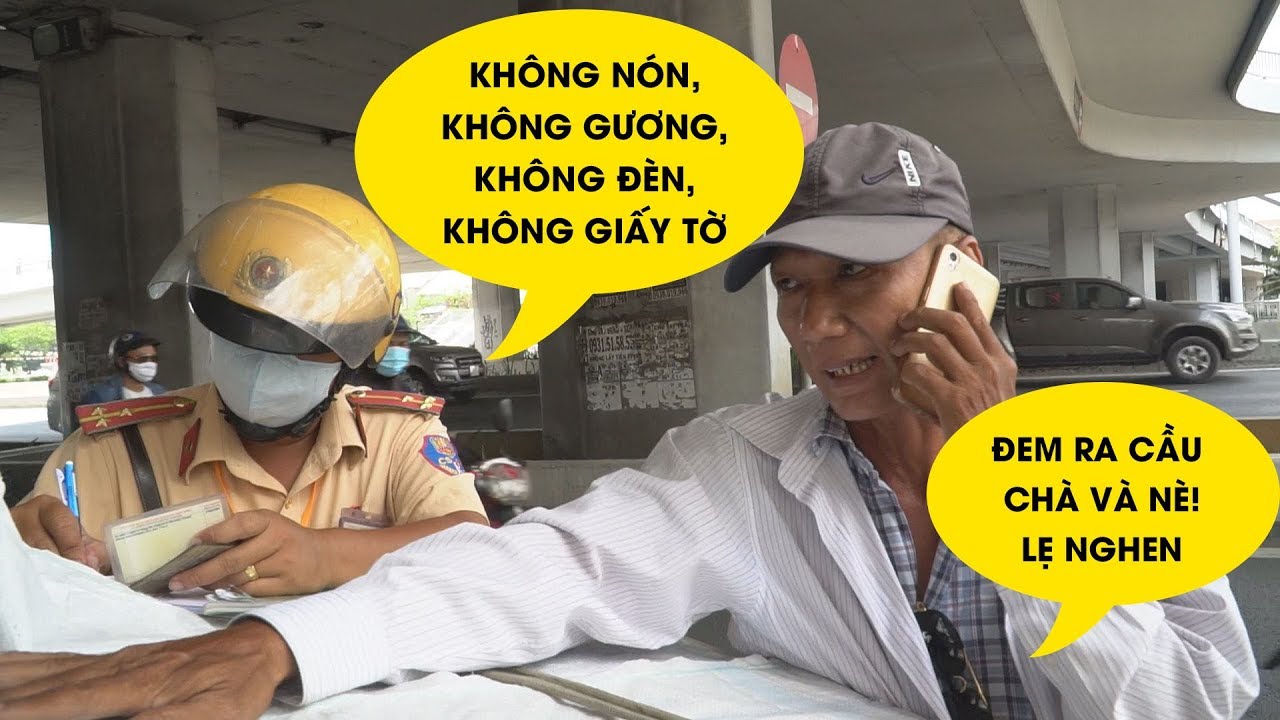 Bị CSGT phạt 4 lỗi, gọi điện nhờ chủ mang giấy tờ đến giải cứu xe 