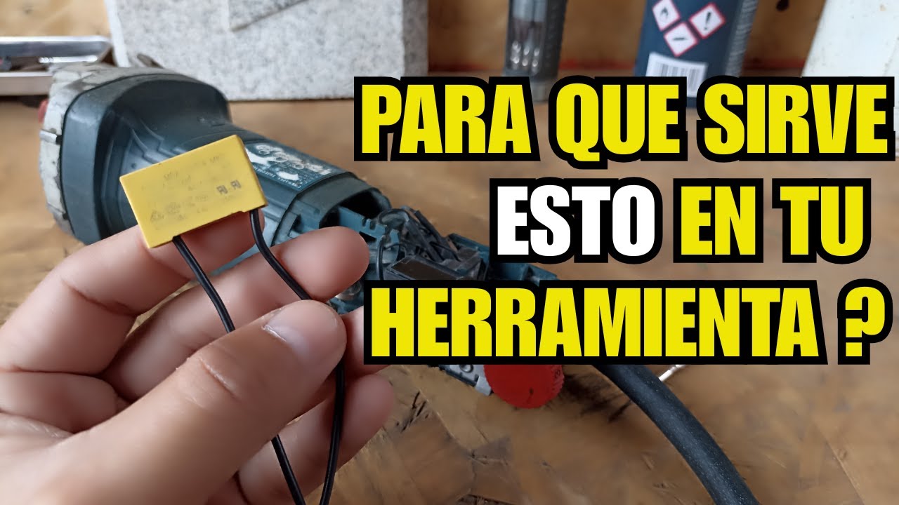 🔍💥 ¿Para Que SIRVE EL CAPACITOR EN TU AMOLADORA? ⚙️ ¡LA RESPUESTA TE SORPRENDERÁ!