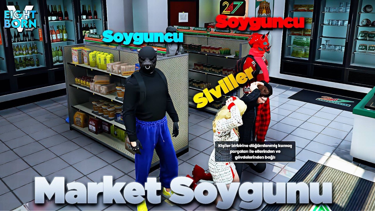 Market Soygunu Eightborn Next @WalcarTT