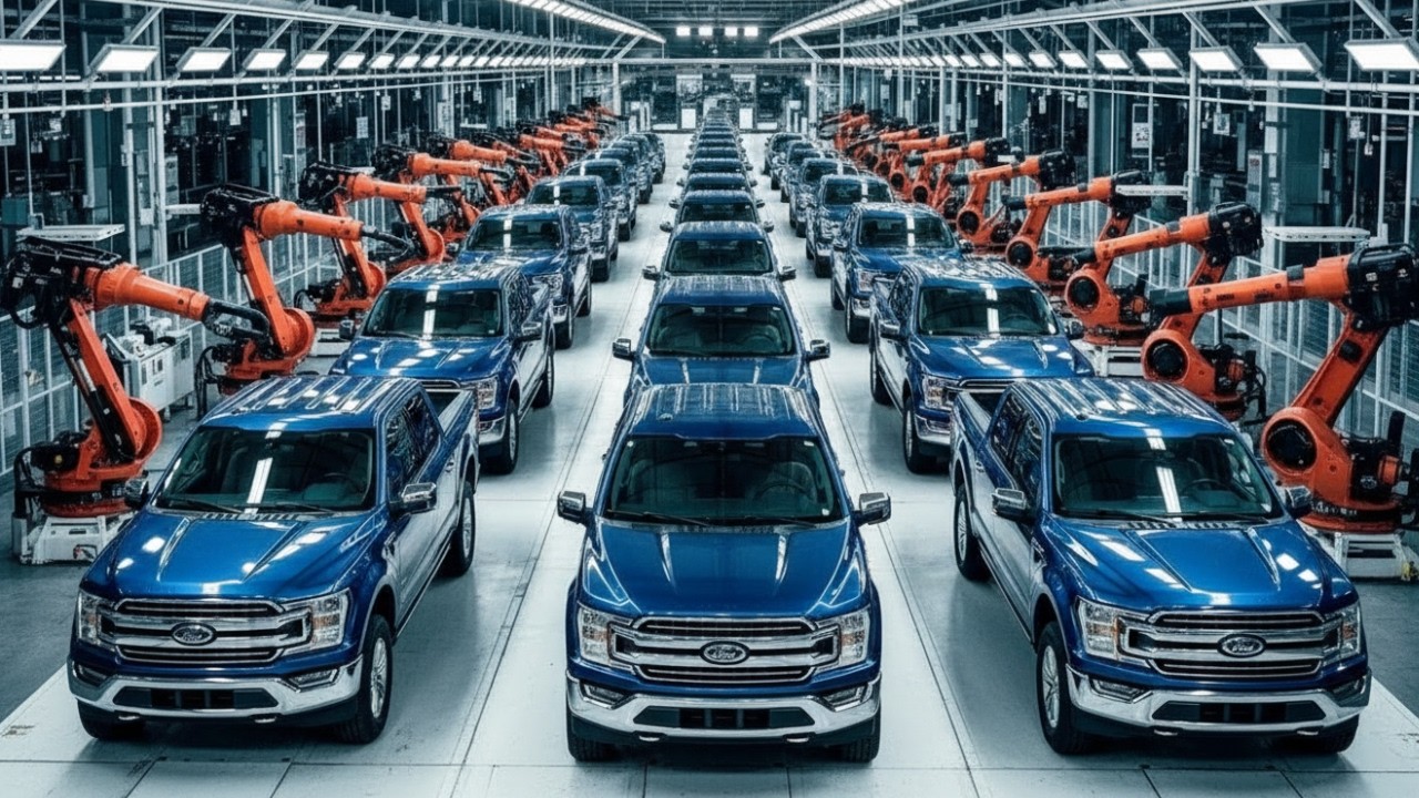 Inside the Ford F-150 Factory: How Ford Produces a New F-150 Every 53 Seconds