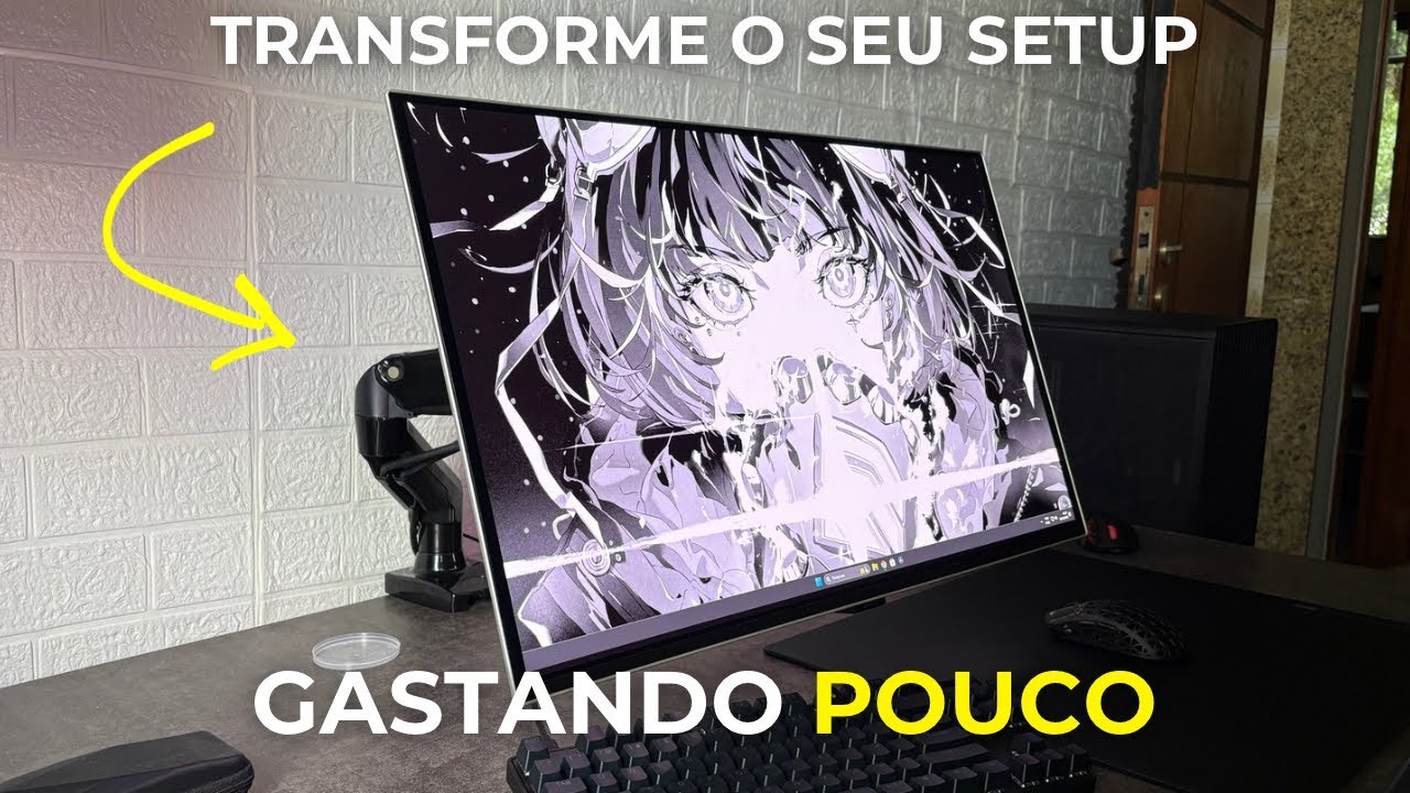 Comprei o MELHOR Suporte Articulado de Monitor - ELG F80N