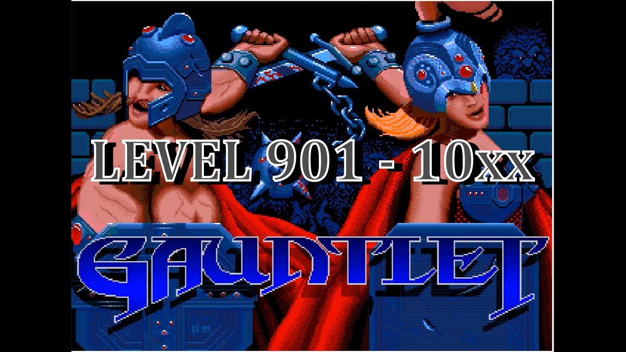 Gauntlet(1985 : ATARI) Level 901-10xx Valkyrie : RetroGame Playthrough