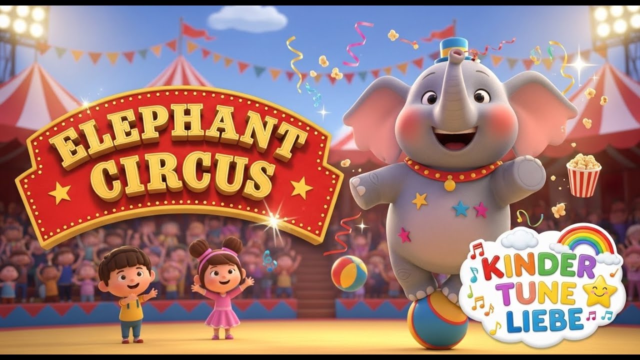 Baby Elephant Song | Fun Animal Song for Kids and Toddlers | Nursery Rhymes & Learning Songs