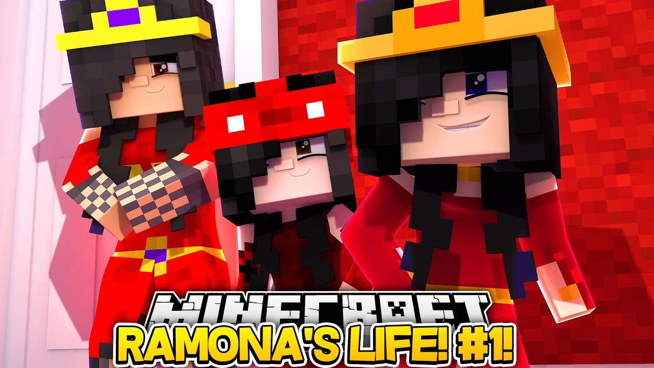 Ramona's Life #1-LITTLE CARLY MEETS BABY RAMONA AND HER FAMILY!! (Minecraft Roleplay)