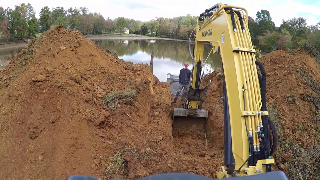 Upgrading An Overflow On A Large Pond