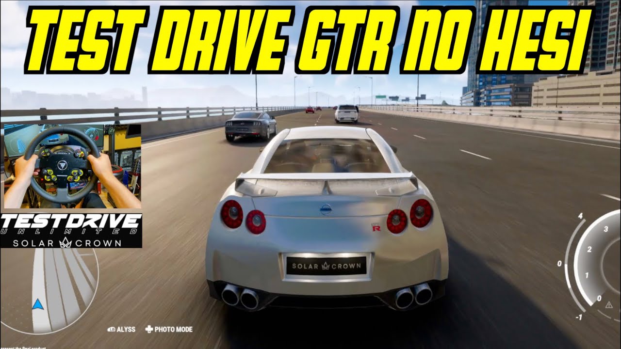 Test Drive UNLIMITED Solar Crown GoPro DEMO - NEW Nissan GTR No Hesi Highway?