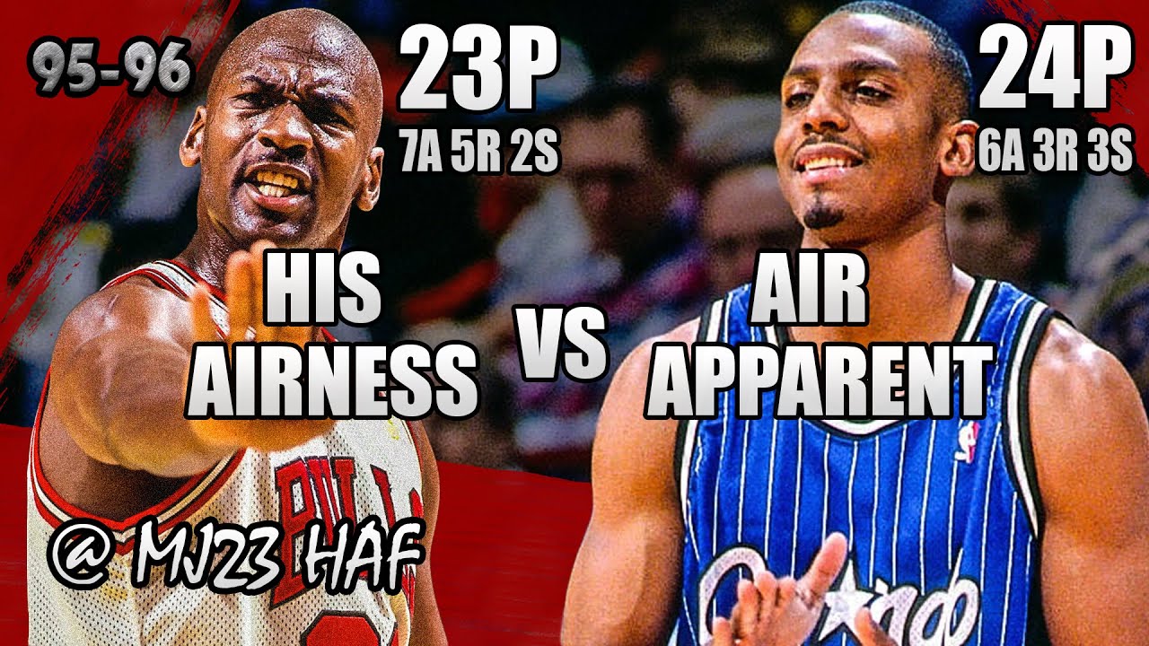 Michael Jordan vs Penny Hardaway RARE DUEL Highlights (1996.02.25) - 47pts Total, NBA on NBC Game!