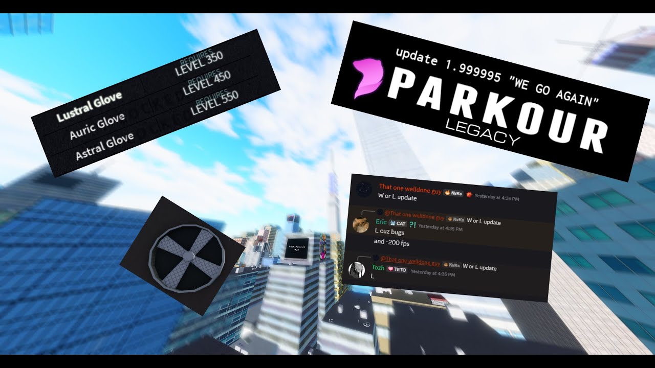 Roblox Parkour Legacy | New Update 1.999995 Gone Wrong!